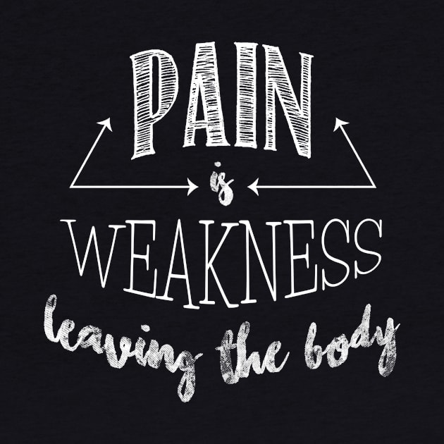 Pain is Weakness by PeaceLoveandWeightLoss